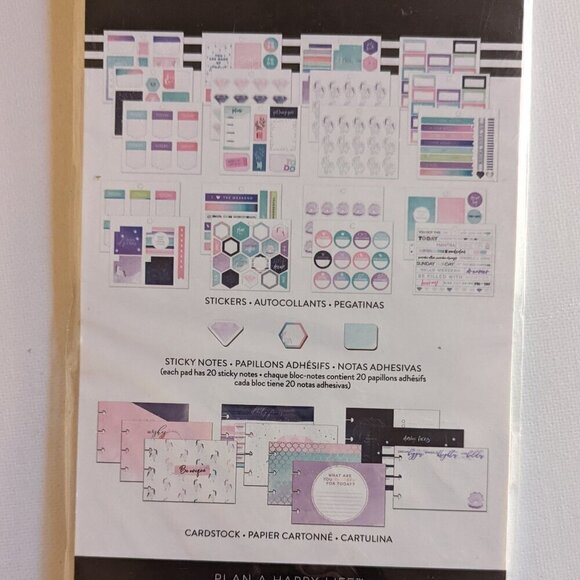 NWT Back to School Student 302 pc Happy Planner Pink Sticker Multi Pack Stickers - Picture 5 of 6